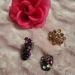 🟡 3 x $22  3-Piece adjustable Rings